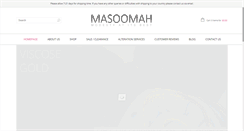 Desktop Screenshot of masoomah.co.uk
